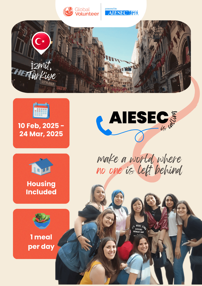 AIESEC - Διεξαγωγή προγράμματος με εθελοντικό χαρακτήρα στην Τουρκία